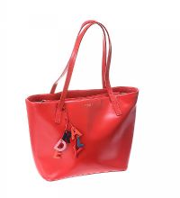RADLEY RED LEATHER HANDBAG at Ross's Online Art Auctions