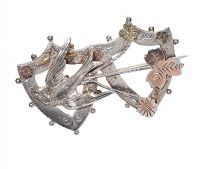 ANTIQUE STERLING SILVER BROOCH at Ross's Online Art Auctions