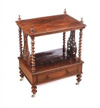 VICTORIAN ROSEWOOD LAMP TABLE at Ross's Online Art Auctions