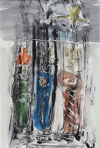 THE THREE WISE MEN by Gerard Dillon at Ross's Online Art Auctions