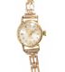 BULOVA 18CT GOLD LADY'S WRIST WATCH WITH GOLD-PLATED STAINLESS STEEL CLASP at Ross's Online Art Auctions