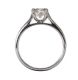 PLATINUM SOLITAIRE DIAMOND RING at Ross's Online Art Auctions