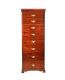 MAHOGANY TALLBOY CHEST OF DRAWERS at Ross's Online Art Auctions