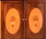 TWENTIETH CENTURY MAHOGANY & SATINWOOD TWO DOOR SIDE CABINET at Ross's Online Art Auctions