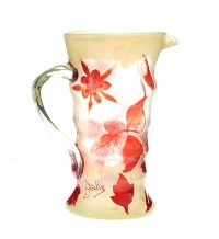 GALLE CAMEO GLASS WATER JUG at Ross's Online Art Auctions