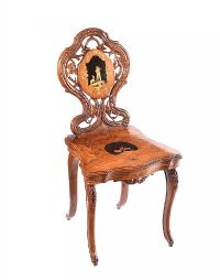 BLACK FOREST CHAIR at Ross's Online Art Auctions