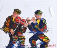 THE DUESOME TWOSOME by Darren Paul at Ross's Online Art Auctions