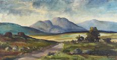 IN THE GLENS by Robert T.  Cochrane at Ross's Online Art Auctions