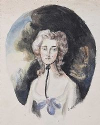 AFTER GAINSBOROUGH by Lydia de Burgh RUA UWS at Ross's Online Art Auctions