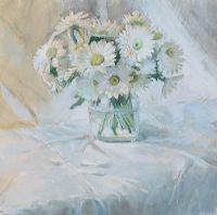 STILL LIFE, DAISIES by Continental School at Ross's Online Art Auctions