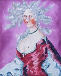 GEORGIAN LADY by Trevor Brown at Ross's Online Art Auctions