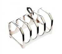 VINTAGE STERLING SILVER TOAST RACK at Ross's Online Art Auctions