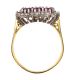 18CT GOLD PINK SAPPHIRE AND DIAMOND RING at Ross's Online Art Auctions