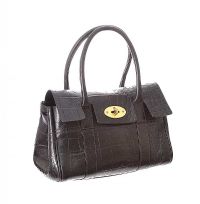 VINTAGE MULBERRY BROWN LEATHER HANDBAG at Ross's Online Art Auctions
