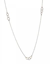 9CT GOLD CIRCLE NECKLACE at Ross's Online Art Auctions