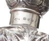 ANTIQUE STERLING SILVER TOPPED PERFUME DECANTER at Ross's Online Art Auctions