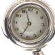 SILVER CASED DESK CLOCK at Ross's Online Art Auctions