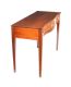 SERPENTINE FRONT INLAID MAHOGANY SIDE TABLE at Ross's Online Art Auctions