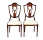 PAIR OF EDWARDIAN INLAID OCCASIONAL CHAIRS at Ross's Online Art Auctions