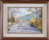 ROSTREVOR FROM THE GLEN BRIDGE, WARRENPOINT ROAD by Colin Turner at Ross's Online Art Auctions