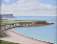 WHITEPARK BAY, COUNTY ANTRIM by Manson Blair UWS at Ross's Online Art Auctions