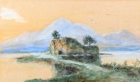 MCCARTHY'S CASTLE, ATHANNOY by Alexander Williams RHA at Ross's Online Art Auctions