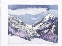 MOUNT COOK by Betty D. King at Ross's Online Art Auctions