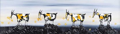 ON THE MOVE by Michael Smyth at Ross's Online Art Auctions
