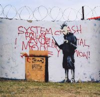 IEAK GRAFFITI SLOGAN by Banksy at Ross's Online Art Auctions