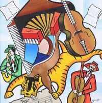 TIGER RAG by George Smyth at Ross's Online Art Auctions