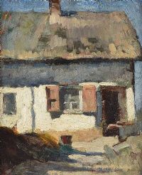 THE OLD COTTAGE by Grace Henry HRHA at Ross's Online Art Auctions