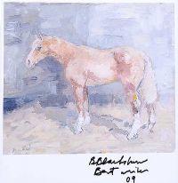 STANDING HORSE by Basil Blackshaw HRHA HRUA at Ross's Online Art Auctions