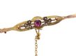 TWO GEM-SET 9CT GOLD VICTORIAN BROOCHES at Ross's Online Art Auctions