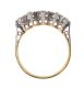18CT GOLD AND PLATINUM FIVE STONE DIAMOND RING at Ross's Online Art Auctions