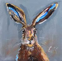 HAROLD THE HARE by Eileen McKeown at Ross's Online Art Auctions