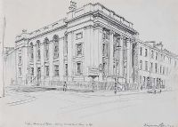 VICTORIA MEMORIAL HALL, MAY STREET, BELFAST by Raymond Piper RUA at Ross's Online Art Auctions