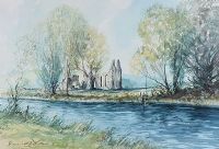 INCH ABBEY by William Cunningham at Ross's Online Art Auctions