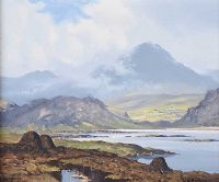 CLEW BAY, CONNEMARA by William Henry Burns at Ross's Online Art Auctions