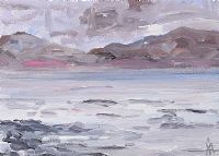 STORMY SKIES by Hugh McIlfatrick at Ross's Online Art Auctions