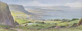 CAVEHILL & BELFAST LOUGH by George W.  Morrison at Ross's Online Art Auctions