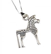 STERLING SILVER HORSE NECKLACE at Ross's Online Art Auctions