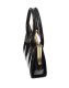 RUSSELL AND BROMLEY BLACK PATENT LEATHER BAG at Ross's Online Art Auctions