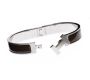 
HERMES STAINLESS STEEL 'H' BANGLE at Ross's Online Art Auctions