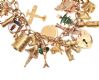 9CT GOLD SMALL CHARM BRACELET at Ross's Online Art Auctions