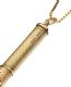 9CT GOLD NECKLACE WITH TOOTHPICK PENDANT at Ross's Online Art Auctions
