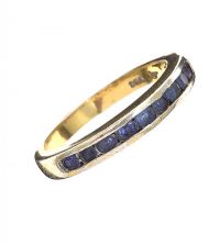 STERLING SILVER TANZANITE RING at Ross's Online Art Auctions