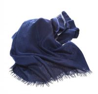 TOD'S NAVY BLUE CASHMERE AND SILK BLEND SCARF at Ross's Online Art Auctions