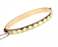 9CT ROLLED GOLD BANGLE at Ross's Online Art Auctions