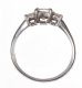 PLATINUM AND DIAMOND THREE STONE RING at Ross's Online Art Auctions