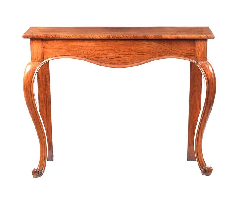 VICTORIAN WALNUT CONSOLE TABLE at Ross's Online Art Auctions